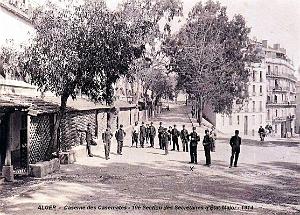 2721- Alger - Caserne des Casemates -19e Section Secretaires d'Etat-Major - 1914